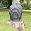 Oriental Galerie Buddha Head Stone Figure Sculpture Stone Lava Sand