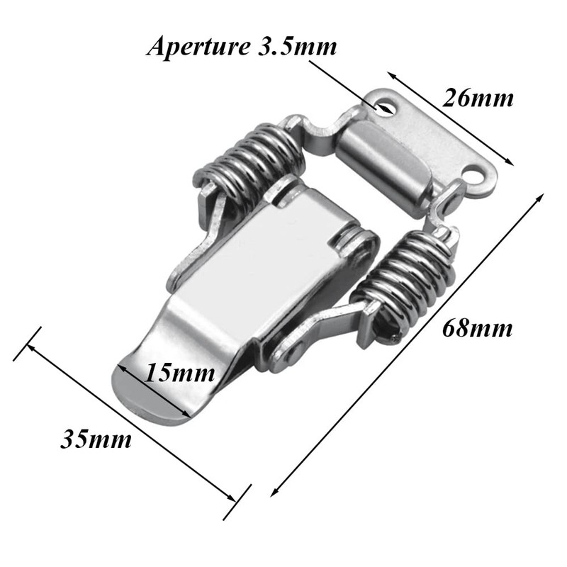 Vasemele Toggle Lock Stainless Steel Set of 4 Lever Lock