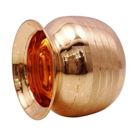 Indian Reines Kupfer Lota Gebet Tempel Pooja Kalash Artikel Hindu-Wasser-Speicher-Topf