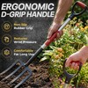 BIHOMIFI Digging Spading Fork Forged Steel with D Grip Handle
