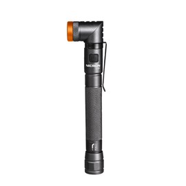 NICRON B73R Nicklon LED Handy Light, Hand Light, L-Shaped, Slim, with Clip, Magnet, Chest Light, Small, Hands-free, Compact, For Outdoors, Maintenance, Inspection, Work, Climbing, Walking, Running