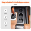 Front Seat Armrest Cup Holder Frame Cover Compatible with Toyota