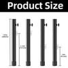 Buaak 4 Pcs Table Leg Extenders, 20CM with Latch and
