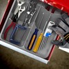 SIMPLE HOUSEWARE Adjustable Silverware Utensil Drawer Organizer, Gray