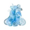 Snow White Christmas Foil Ceiling Decorations - Blue 30cm Bell