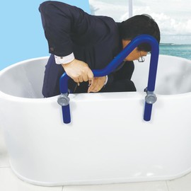 304 Stainless Steel Grab Bars for Bathtubs and Showers, Adjustable Bathtub Safety Rail for Seniors,Sturdy and Durable Tub Grab Bar, Assistance Bathtub Handle Clamp for Elderly Bath Support (122)