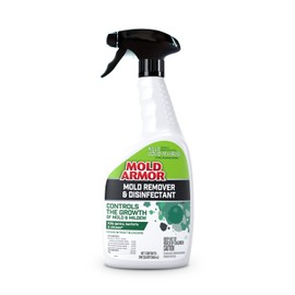 MOLD ARMOR Mold Remover & Disinfectant Cleaner, 32 oz. Spray Bottle, Inhibits Growth of Mold, Kills 99.9% of Household Bacteria and Viruses, Easy-To-Use Mildew and Mold Control Solution