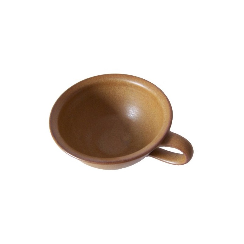 Töpferei Annett Fischer Coffee Bowl Hand-Potted Height 7 cm Diameter