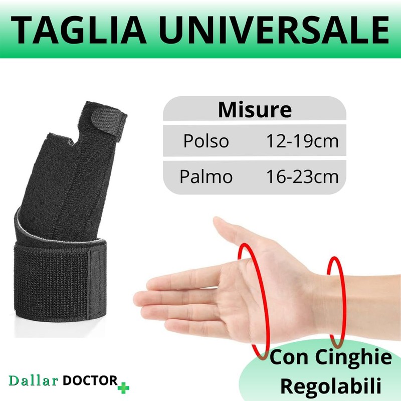 Ferula Rizarthrosis for 2 Hands, Stabilising Wrist Support and Immobiliser