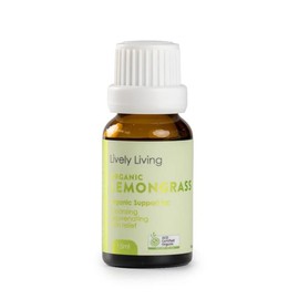 Lively Living Buy Lively Living Essential Oil Organic Lemongrass 15ml Online | Chempro Chemists