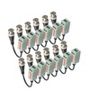 Baolongking 6 PAIRS (12 Pcs) Mini CCTV BNC Video Balun