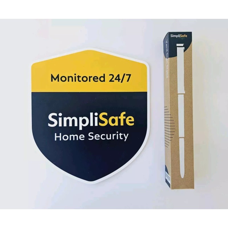 SimpliSafe Home Security Yard Sign With Stake