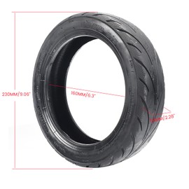 60/70-6.5 Tubeless Vacuum Tires,Replacement Electric Scooter Rubber Tires Compatible with Ninebot Max G30 Outer Tyre 60 70 6.5 Anti-Slip Scooter Wheel