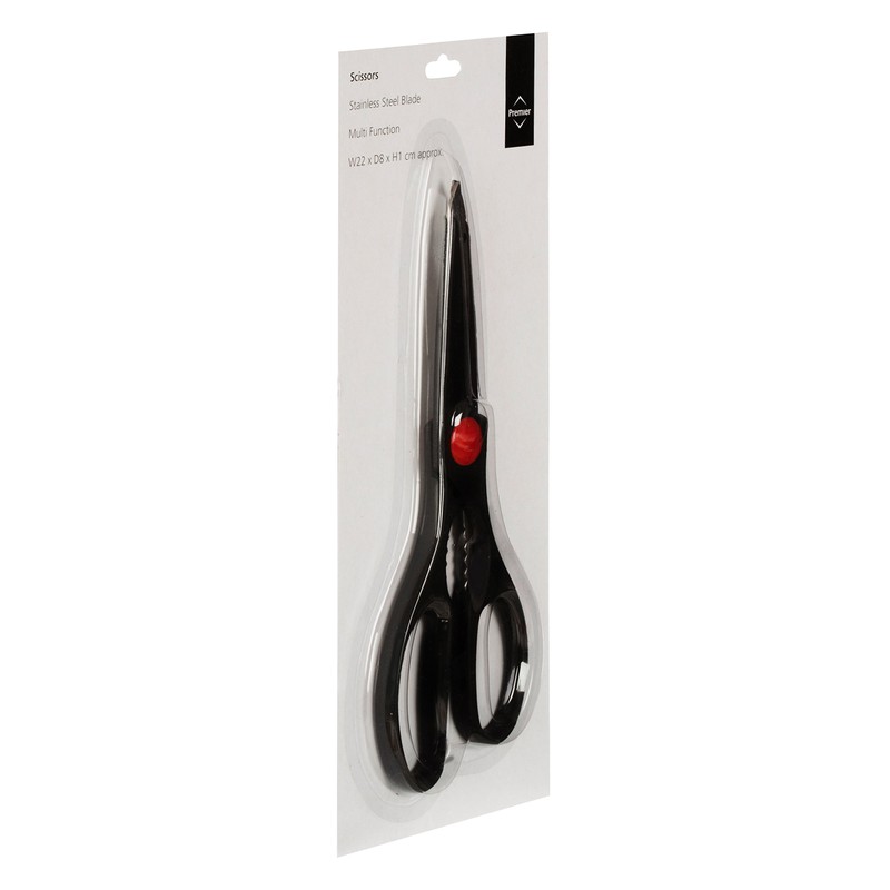 Premier Housewares Multi Function Scissors - Black