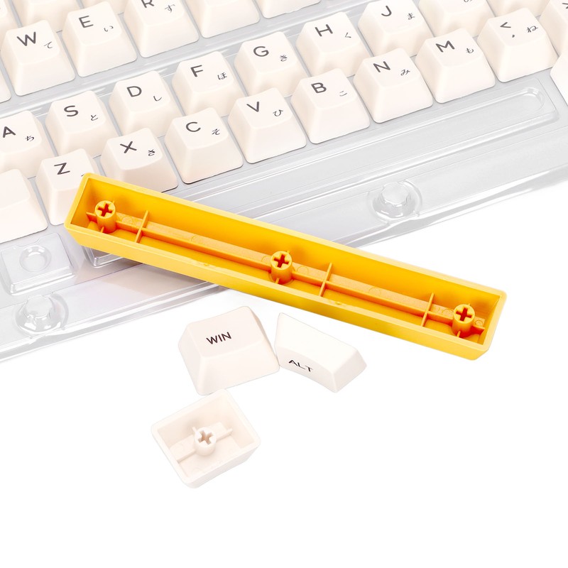 Keyboard Keycaps Bee Milk Subject PBT Material OEM Height Dye