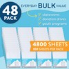 Blue Summit Supplies Graph Paper Bulk, 3 Hole Punch, Fits