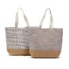 Two's Company Weaver Tote Bag With Cotton Lining And Inside