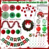 Suncalla 47 Pcs Christmas Golf Cart Decoration Kit for Parade