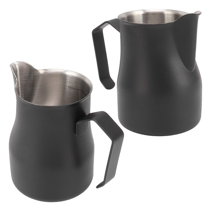 Milk Pitcher Cup 304 Stainless Steel Spout Mouth Scale Coffee