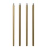 Haligate Brushed Brass M12 Threaded Extension Rod for Pendant Light,