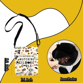 WCGXKO Gilmore Inspired Merchandise Luke’s Fans Makeup Bag Gifts for Mom Daughter Friend (Where You XK CA)