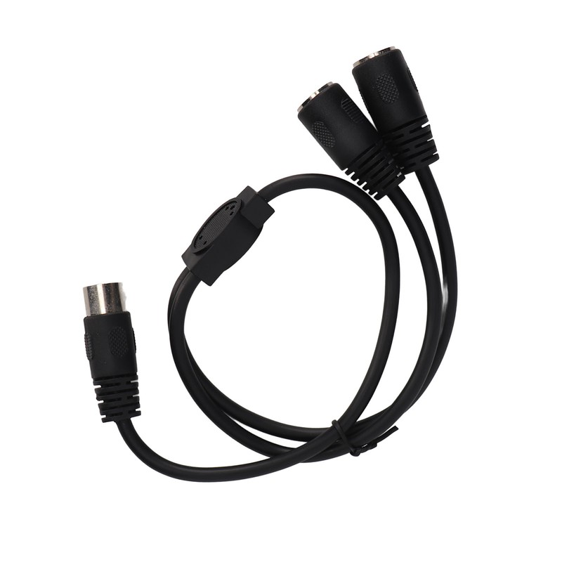 DIN 4PIN to 2DIN 4PIN Adapter Cable Professional Male to