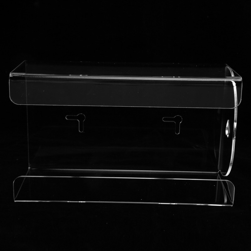 Glove Box Holder Dispenser Wall Mounted Tissue Holder Clear with
