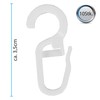 Bestlivings Rings with Folding Hooks (Set of 20), Curtain Rings