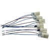 SQXBK 6PCS G9 Base Socket Ceramic Lampholder G9 Connector LED
