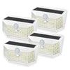 HMCITY 120 LED Outdoor Solar Lights with Motion Sensor and