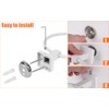 YUET Wall Mounted Towel Ring Rail Bar Bath Holder Hanger