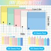 Sticky Notes, 650 Sheets Transparent Sticky Notes, Pastel Clear Sticky