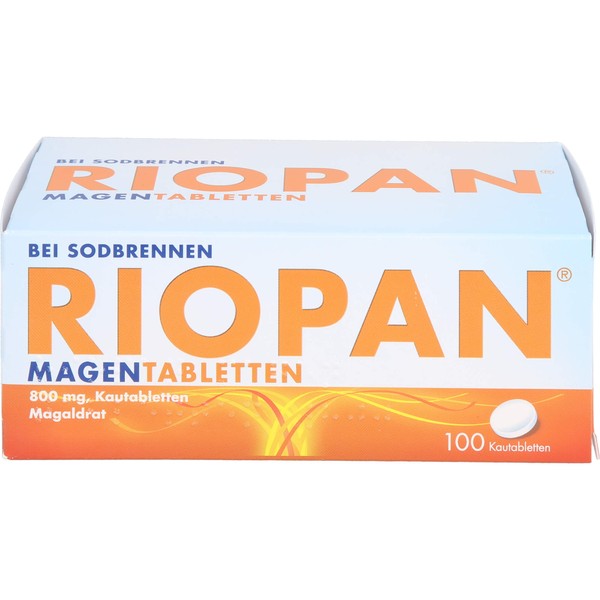RIOPAN Magen Tabletten, 800 mg Kautabletten, 100 St KTA