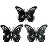 khevga Set of 3 Decorative Butterfly Wall Decoration Metal