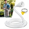 20 FT Faucet Hose Adapter for Sink, Transparent PVC Extra