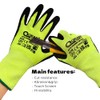 QEARSAFETY 1 Pair Cut Resistance Safety Gloves, Hi-visibility Color, Durability,