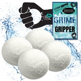 Grime Gripper Hot Tub Scum Absorber, Scum Absorber for Spa Hot Tub, Hot Tub Sponge Scum Remover, Spa Scum Absorber for Hot Tub, Hot Tub Sponge (4 Pack)