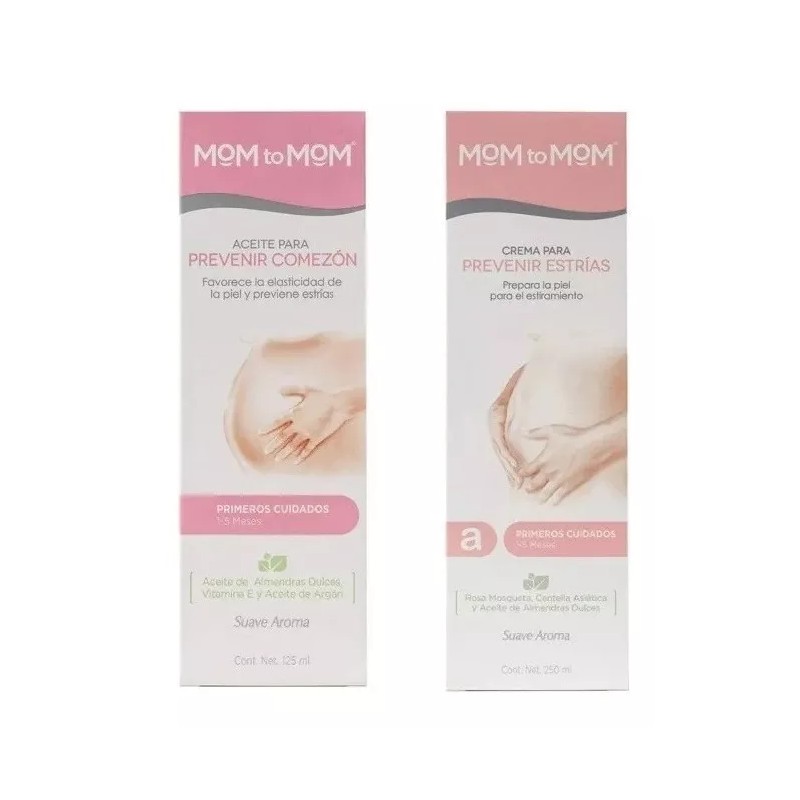 Mom To Mom Etapa A Para Prevenir Estrías Y Aceite