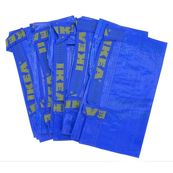 Ikea - 5x Frakta Blue Large Bags - Ideal For Shopping, Laundry & Storage