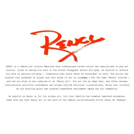 JUSTICE LEAGUE ** Vintage Rency / Banksy ART on GENUINE U.S. $2 Bill HAND-SIGNED