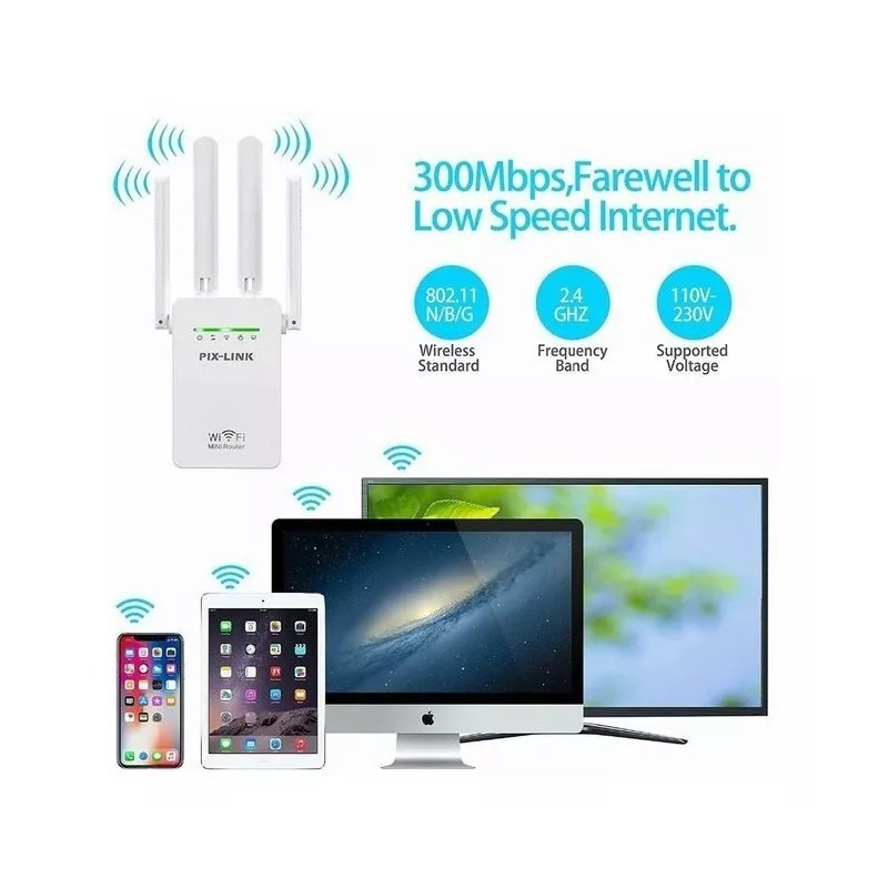 Pix-Link Router, Repetidor, Access Point, Wisp Pix-link 100v/240v