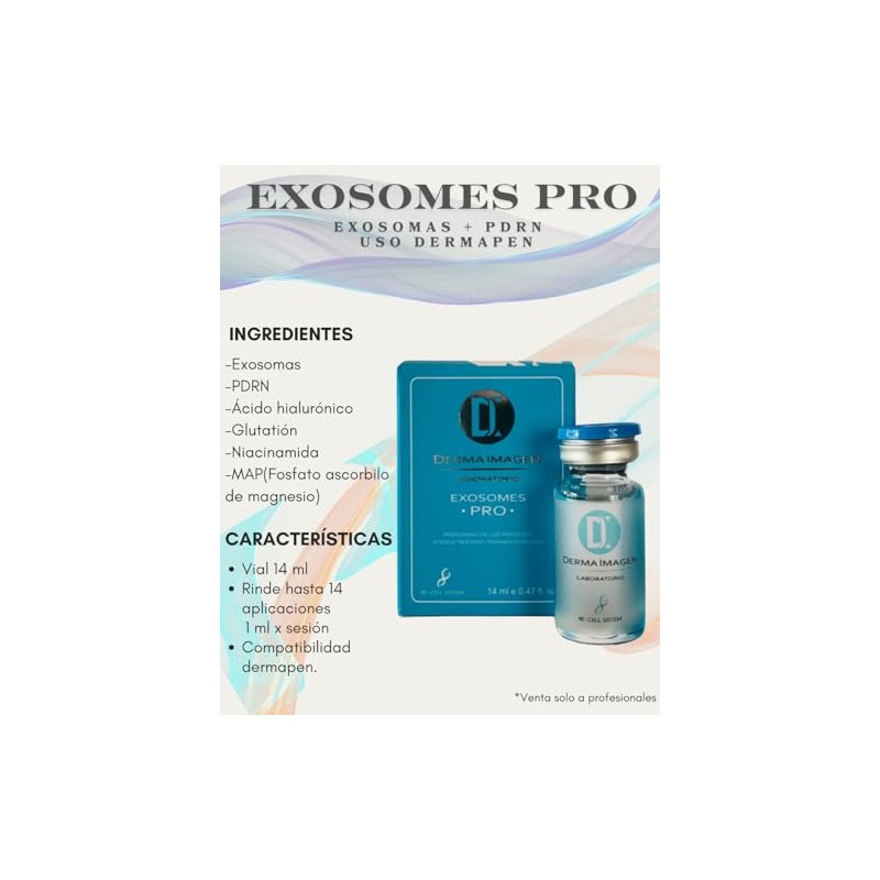 Exosomas + Pdrn + Glutathione Bioestimulador para Dermapen