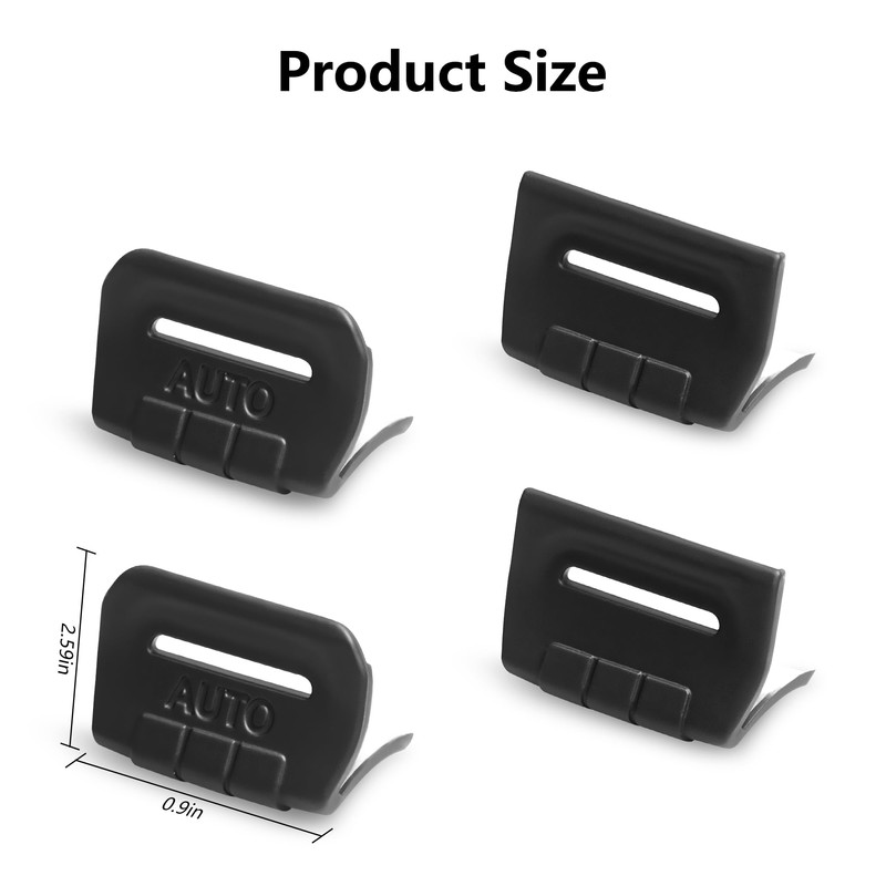 Black Window Switch Button Cover Compatible with Jeep Wrangler JL