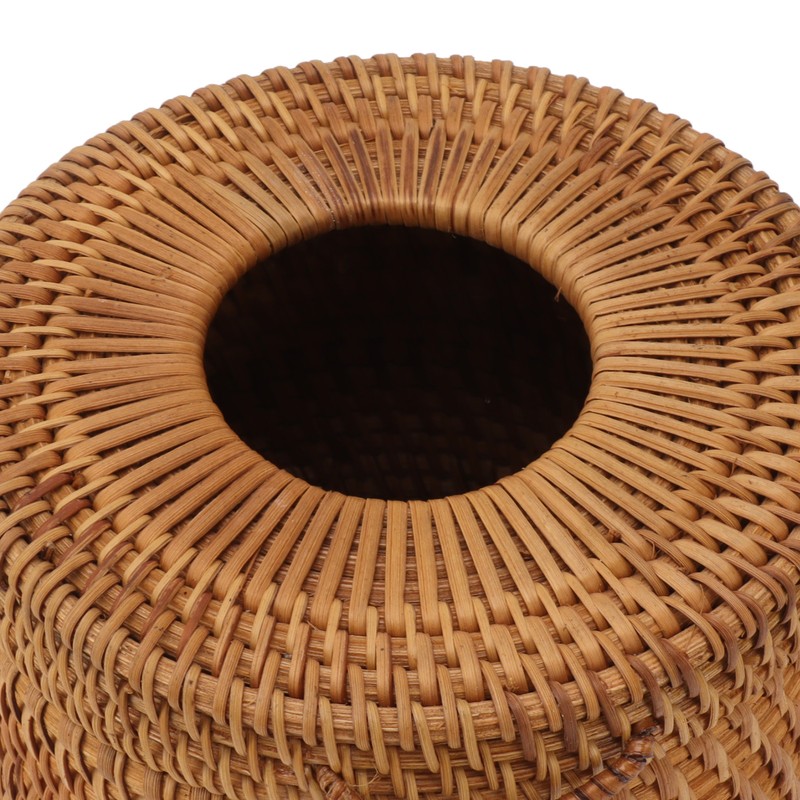 Rectangular Rattan Tissue Box Cover Rattan Woven Tissue Box Holder