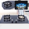 Kitchen Gas Cooktop Stove 2 Burners Propane Stove Tempered Glass
