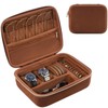 ProCase Mens Travel Jewelry Case, 3 Slots Watch Travel Case,