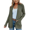imesrun Womens Open Front Cardigans Casual Long Sleeve Classic Knit