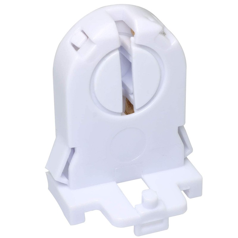 TAODAN 12pcs T8 Lamp Holder Non-Shunted Turn-Type UL Socket Tombstone
