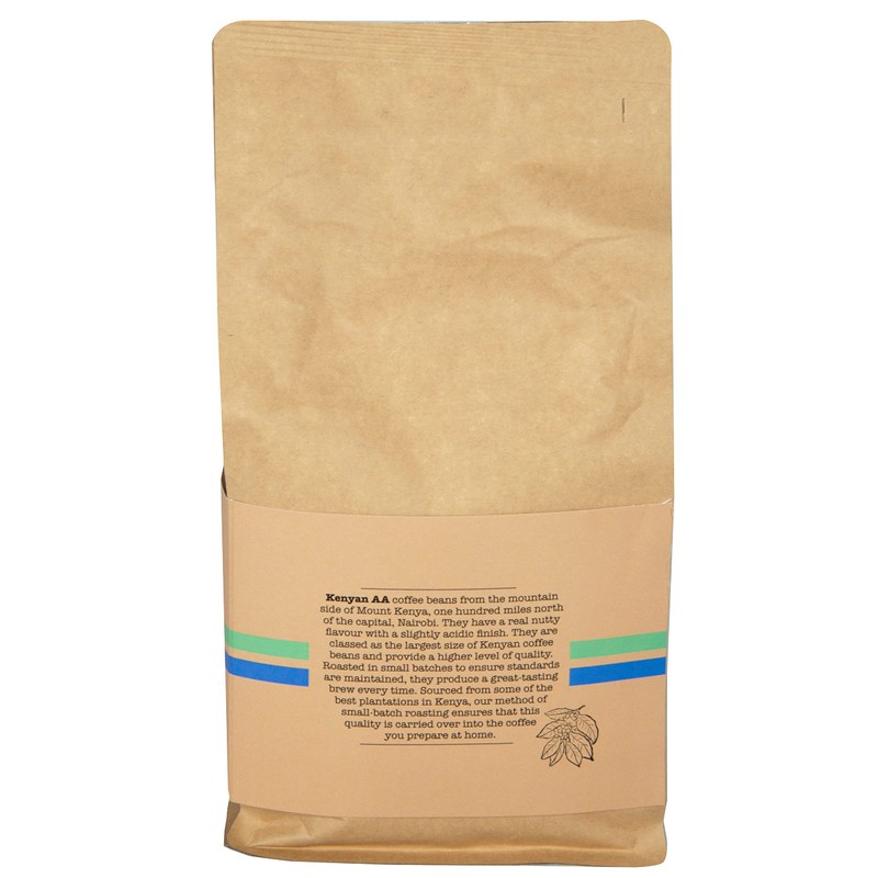 Kenyan AA Coffee Beans. Medium Roast Whole Coffee Beans, Single