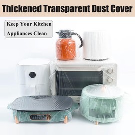 20 PCS Kitchen Small Appliance Dust Covers,Disposable Thickened Plastic Dust Cover for Air Fryer,Blender, Oven, Coffee Maker,Pressure Cooker, Instant Pot (Medium)